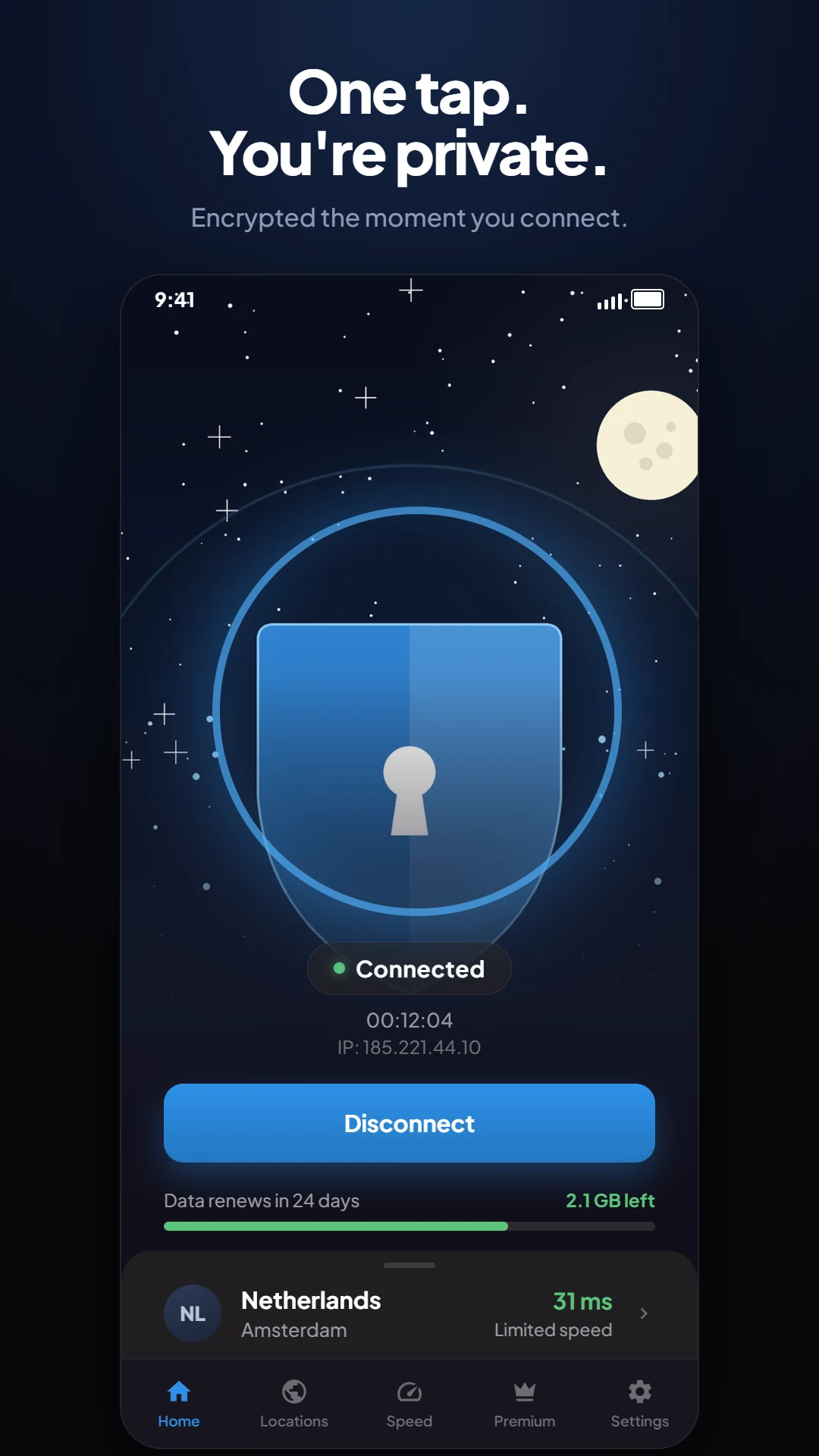 Ika VPN: Private, Secure VPN screenshot